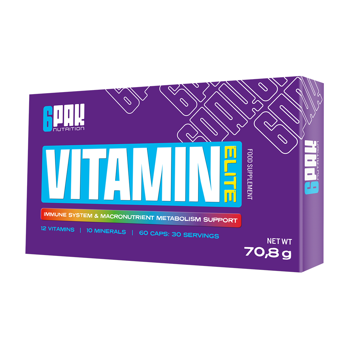 6Pak Vitamin Elite 60caps