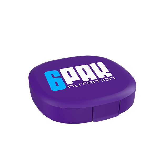 6Pak Pill Box - Fioletowy