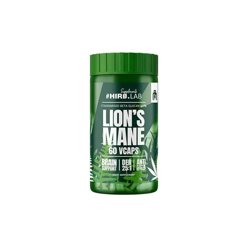 Hiro Lab Lion's Mane ( Soplówka Jeżowata) 500mg - 60vcaps
