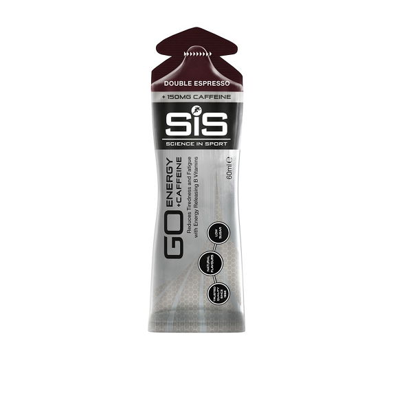 SIS Żel z podwójną Kofeiną (150mg) Podwójne Espresso & kofeina - 60ml