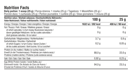 7Nutrition Egg Protein Izolat 900g - obrazek 5
