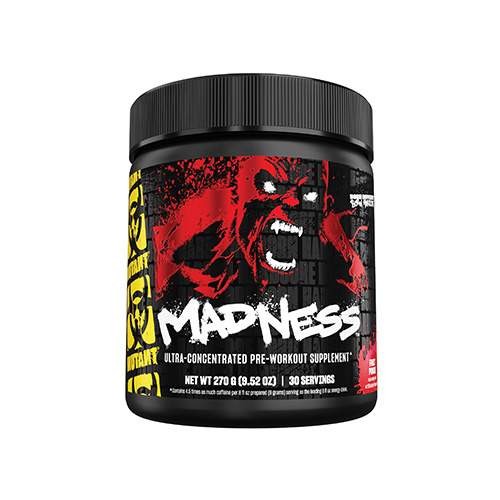Mutant Madness 270g – Mocna Przedtreningówka Pompa i Energia Fruit Punch