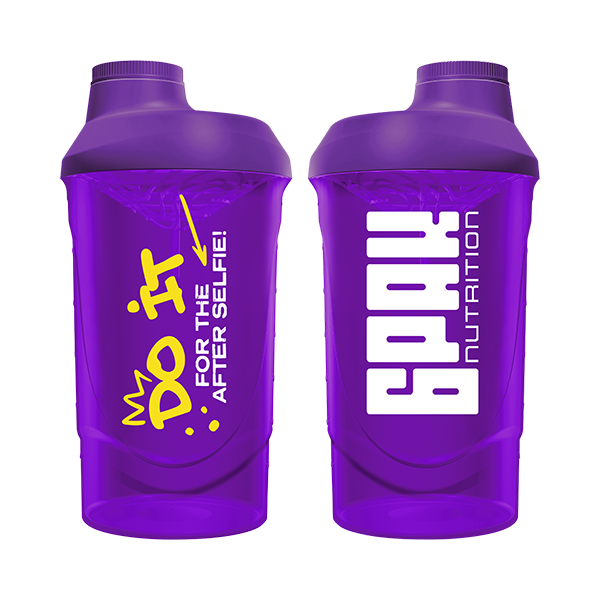 6PAK Shaker Do It For The After Selfie Purple 600ml – Fioletowy Shaker do Odżywek - obrazek 3